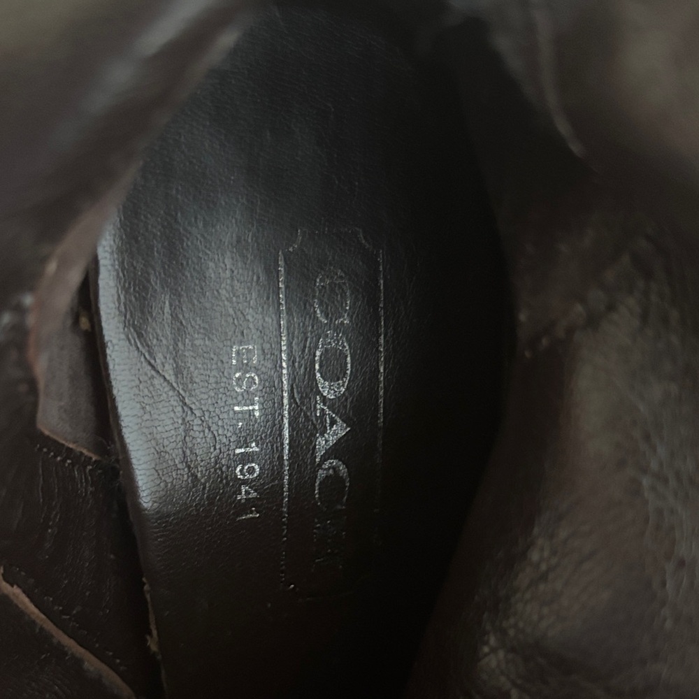COACH Brown Suede Boots - Picture 11 of 15